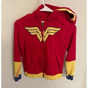 Hanna Andersson HA Wonder Woman Girl Sweatshirt Hoodie, 130 cm, Size Youth 8